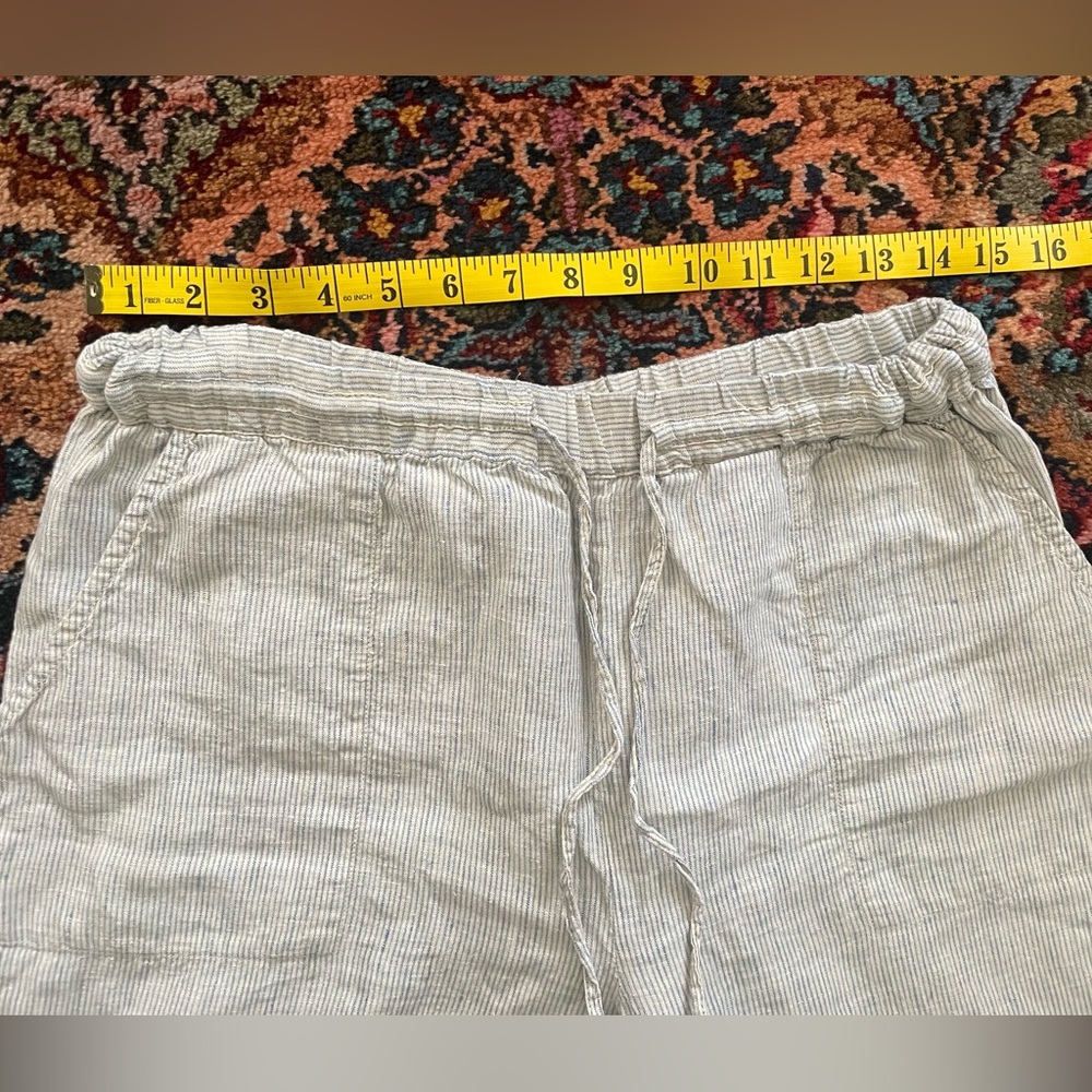 Poetry pinstripe linen pants size 8 - Picture 5 of 7